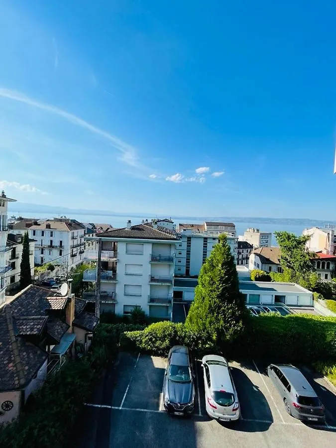 F2 Pres Debarcadere, En Centre Ville, Des Thermes Evian Les Bains 2 Etoiles アパート